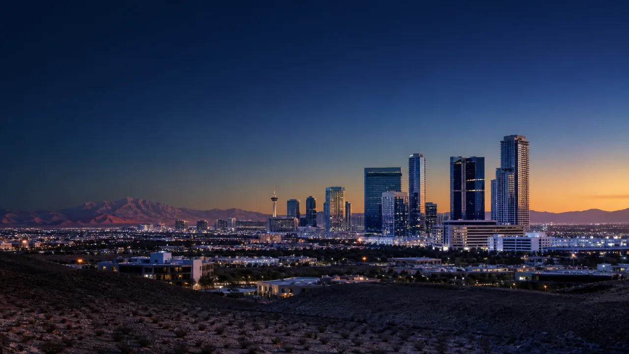 Las Vegas skyline representing Nevada Apostille services for documents used in China